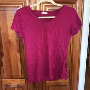 V neck tee shirt
